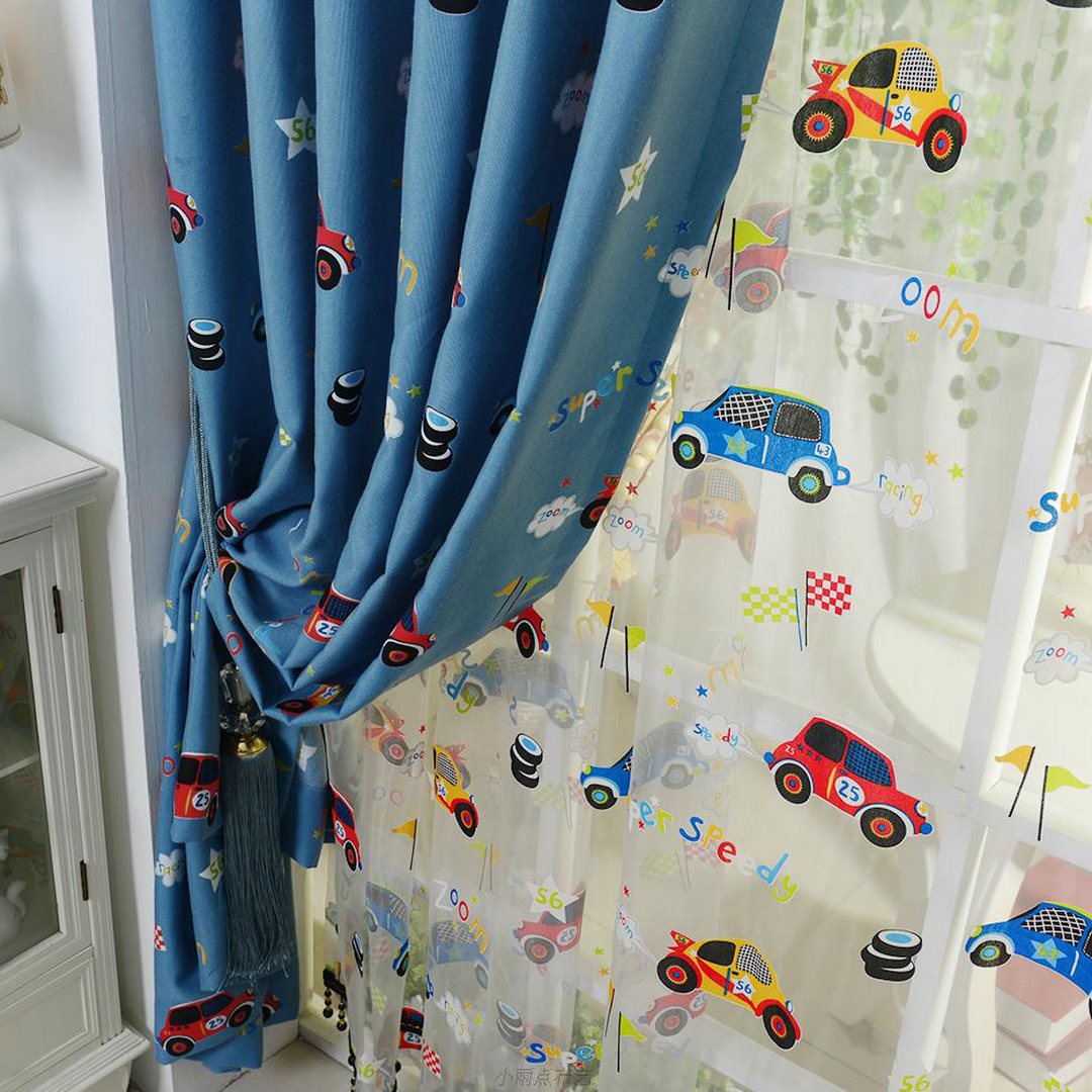 оформление штор в детской комнате